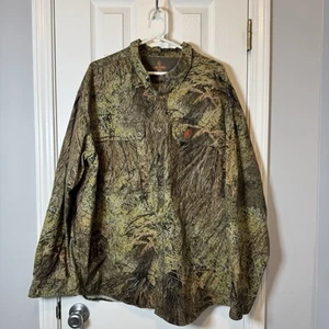 Game Winner Men's Button Up Long Sleeve Realtree Xtra Green Camouflage Shirt 3X - Picture 1 of 6