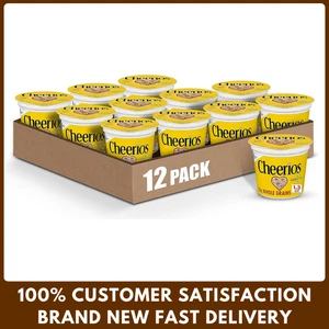 Paquete de 12 tazas de cereales saludables para el corazón General Mills Cheerios de 1,3 onzas - Imagen 1 de 9