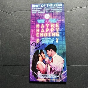 Darren Criss Signed Maybe Happy Ending Broadway Flyer Ad F - Picture 1 of 1