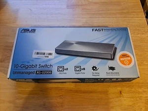 ASUS XG-U2008 10 porte switch non gestito (2 porte g e 8 porte 1 g) adattatore di alimentazione incl. - Foto 1 di 11