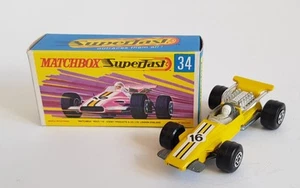 Matchbox Superfast N. 34, Auto Da Corsa Formula 1 - Condizioni Mint Superbe - Foto 1 di 14