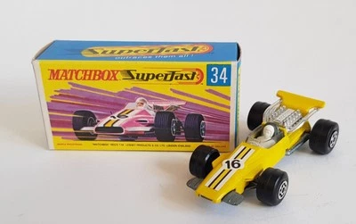 Matchbox Superfast N. 34, Auto Da Corsa Formula 1 - Condizioni Mint Superbe - Immagine 1 di 4
