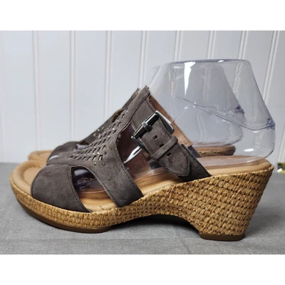 Sandalia Tacones Gabor Comfort Mujer Talla 5 Cuero Embellecido Corte Fecha Oficina Foto 1 de 4