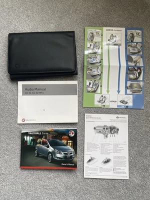 Vauxhall Corsa / Meriva Glove Box Case & Manuals / Usage Instructions-2009 Model - Image 1 of 4