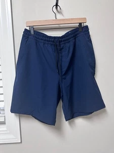 Men's Old Navy Shorts Stretch Tech Go H2O Navy Blue Size Large Zipper Pocket EUC - Picture 1 of 9