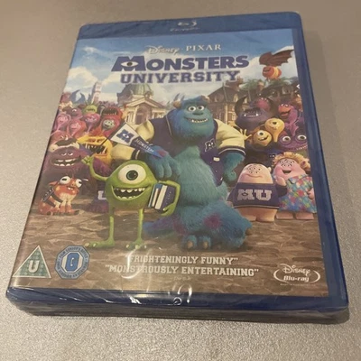 Disney Pixar's Monsters University Blu-ray UK Release NEW & SEALED - Image 1 of 2