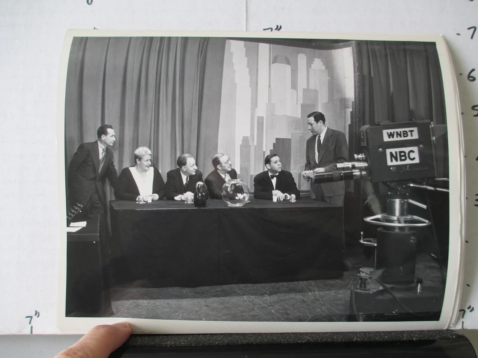 Foto de televisión NBC años 40 MEET THE PRESS Oscar Levant Howard Lindsay Russel Crouse Foto 1 de 1