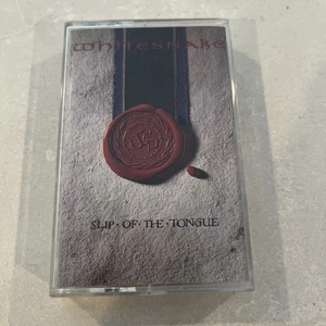 Whitesnake Slip of the Tongue Cassette Tape Original Owner Smoke Free Storage - Imagen 1 de 9