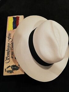 New Genuine Rollable Panama Hat Toquilla Straw Made in Ecuador Size Various 