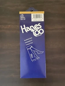 NIB Hanes Too Kneehighs Two Pairs Beautifully Sheer Style 410 LITTLE COLOR - Bild 1 von 3