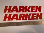 LARGE HARKEN catamaran sailing boating yachting boat decal stickers 600mm red