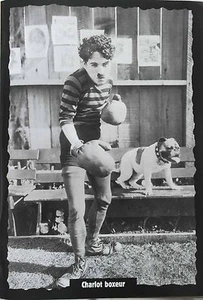 Chaplin Mania aus Heft Nr. 13 - Sammelbrett Charlot Boxer - Bild 1 von 1