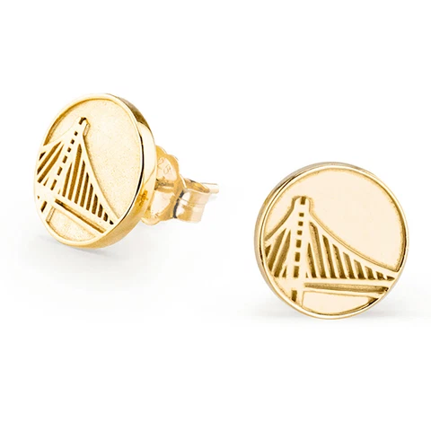 Lusso Golden State Warriors Honor Earrings Cover