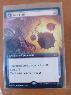 Dire Flail Magic The Gathering RARE Ixalan 374 Blunderbuss Artifact Equipment - Image 1 of 4