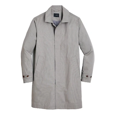 JCrew $298 Ludlow однобортный водоотталкивающий плащ S - Изображение 1 из 4