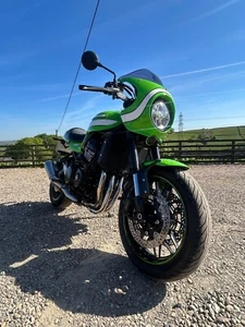 Kawasaki Z900 ZR900 RS Ejf Cafe Racer 2018 Motorcycle Green - Picture 1 of 18