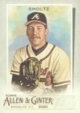 2020 Topps Allen & Ginter Baseball #6 John Smoltz