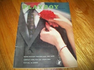 MAY 1960 PLAYBOY GOOD CONDITION NO CENTERFOLD MAY 5/60 VERY RARE! - Picture 1 of 2