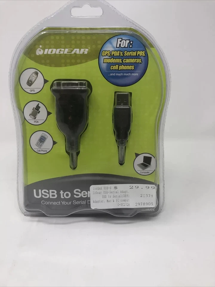 IOGEAR USB PDA/SERIAL ADAPTER (GUC232A) - Image 1 of 1