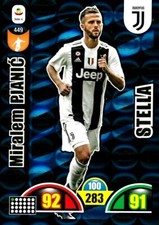 PJANIC Juventus STELLA ADRENALYN XL card no. 449 footballers PANINI 2018-19 NEW