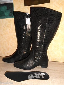 JJFootwear XXL Weitschaft Stiefel Reitstiefel schwarz NEU Gr. 43 super chic - Bild 1 von 5