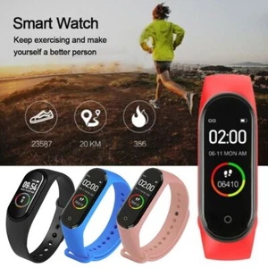 Pressure Monitor Fitness Tracker Sleep Monitoring Smart Watch Smart Bracelet - Zdjęcie 1 z 12