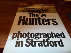1974 Hillman Hunter/Chrysler/UK 16-page Sales Catalog/Photograghed in Stratford - Picture 1 of 5