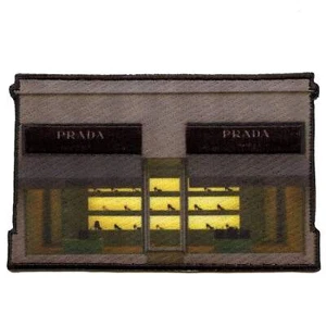 Marfa Texas Store Patch Shopping Fashion Art Sublimated Embroidery Iron-On - Picture 1 of 2