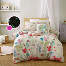 Glow in the Dark Woodland Park Quilt Cover Set or Square Cushion by Happy Kids