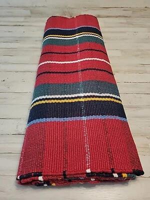 NWT Pottery Barn Stewart Handwoven Performance Plaid Rug 2.5 X 9 - Image 1 of 4