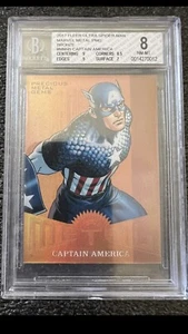 2017 Fleer Ultra SM PMG Bronze #MM45 Captain America #’D 167/199 BGS 8 Very Rare - Bild 1 von 3
