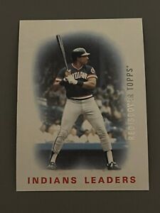 1986 Topps #336 Indians Leaders / Andre Thornton Rediscover Buyback Silver 1/1?