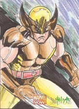 Upper Deck Marvel Now Wolverine X-Men Sketch Card Felix Morales