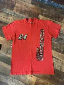 Vintage JEFF GORDON 24 Dupont Chase Authentics T Shirt Size MED red camo - Picture 1 of 2