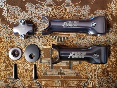 NOS 3T Forge Ahead Road 110mm & MTB 130mm Stems By Ross Shafer | 1 1/8” | Silver - Image 1 of 4