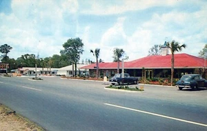 Jesup Georgia Wahrzeichen Motel Postkarte - Bild 1 von 2