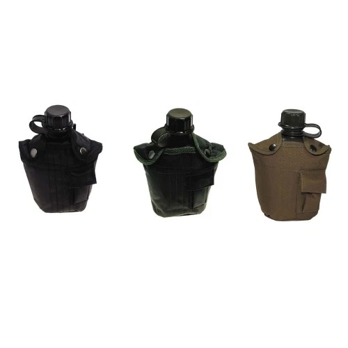 US PVC FELDFLASCHE CAMPING GESCHIRR TRINKFLASCHE VERSCHIEDENE FARBEN - Bild 1 von 1