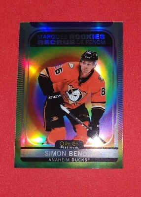 2021-22 O-Pee-Chee (OPC) Platinum Rainbow Color Wheel ROOKIE #235 - SIMON BENOIT - Image 1 of 2