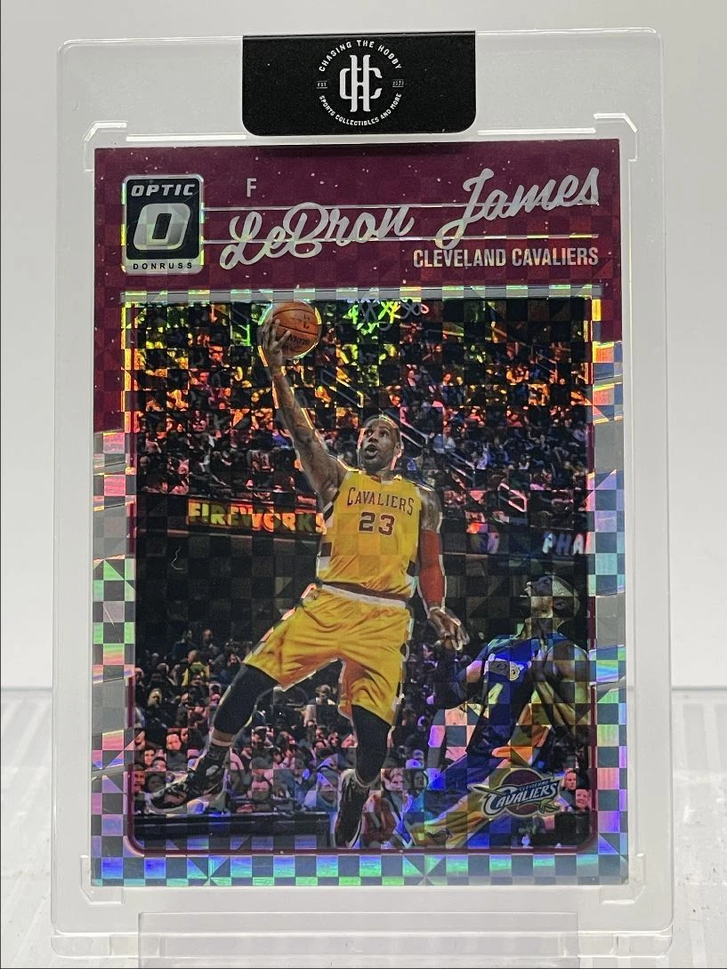 LEBRON JAMES 2016-17 DONRUSS OPTIC CHECKERBOARD PRIZM SSP CAVALIERS Q1416