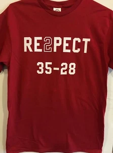 Jalen Hurts #2 Farewell Shirt Alabama 35-28 Respect shirt SEC SCORE SHIRT - Picture 1 of 2