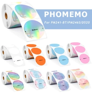 Phomemo Direct Thermal 4x6 2x2 3x3 Labels 100x150mm Shipping Label Self Adhesive - Photo 1/29