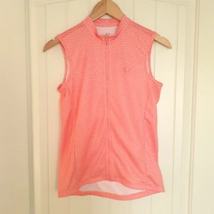 Pearl Izumi SELECT Escape Sleeveless Graphic Jersey Peach Orange Dot Size S - Bild 1 von 10