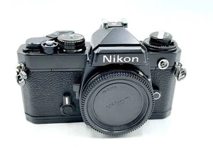 Nikon FE SLR film camera body; choice of Chrome and Black color - Very Nice - Picture 1 of 11