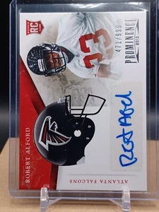2013 Panini Prominence - Casco de novato firmas #213 Robert Alford/999 - Imagen 1 de 1