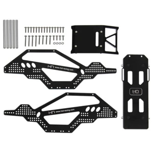 Hot Racing SXTF14RR01 Aluminum Rock Racer Conversion Chassis Black : SCX24 - Picture 1 of 1