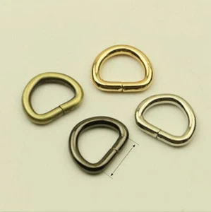 Bag Clasp D Rings Metal Loops Buckles Webbing Bag Belt 12 16 20 25 32 38 50 mm # - Picture 1 of 22