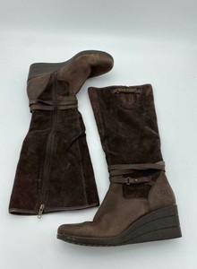ugg wedge leather boots