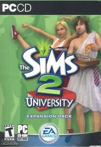 The Sims 2 - University Add-On Expansion Pack - Windows PC CD-ROM gioco per computer - Foto 1 di 1