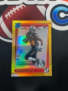 Frank Darby 2021 Panini Donruss Rated Rookie RC Gold HOLO Press Proof #311 - Bild 1 von 2