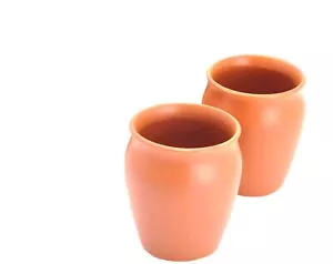Clay Glass for Tea, 125 ml ( Pack of 2) - Picture 1 of 4